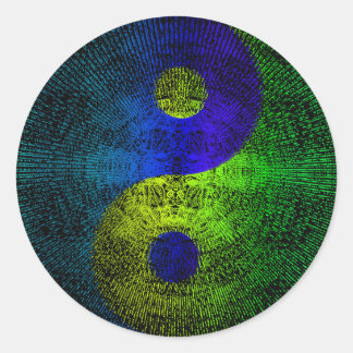 Yin-yang Classic Round Sticker