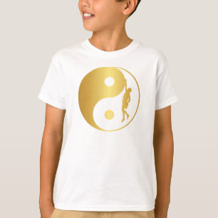Yin & Yang Climber (gold) T-Shirt