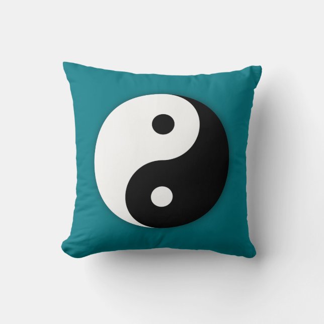 Yin Yang Coussin - Turquoise (Recto)