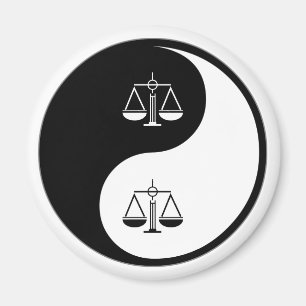Yin Yang Criminal Justice Magnet