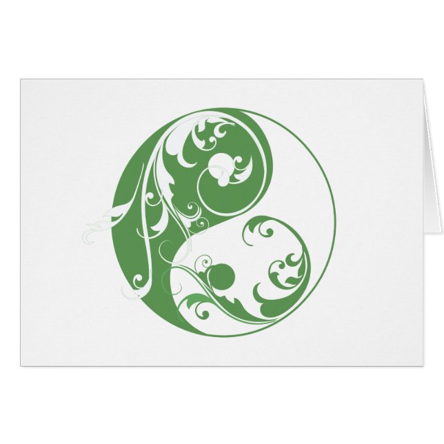 Yin & Yang défilant (vert) (Devant horizontal)