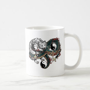 Yin Yang Design Coffee Mug