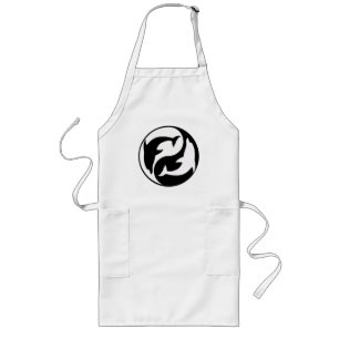 Yin Yang Dolphin Apron