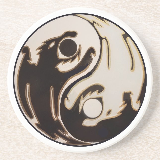 Yin Yang Double Dragon Coaster (Front)