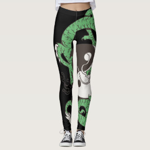 Yin Yang Dragon Leggings