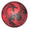 Yin Yang Dragons, red and black