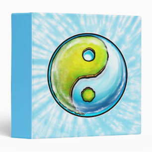 Yin-Yang Earth Tie-Dye Binder