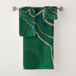 Yin Yang Emerald Black Agate Gold Glam #1 #gem #ar