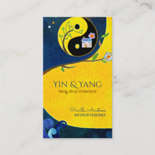 Yin & Yang Feng Shui Cartes de visite intérieurs