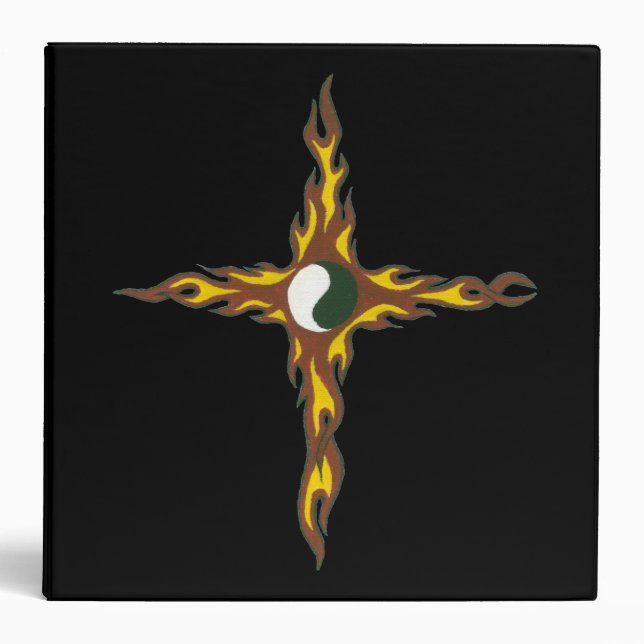 Yin Yang Fire Cross Binder (Front)