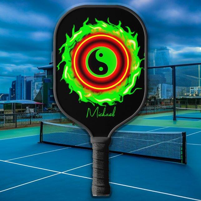 Yin Yang Fire Pickleball Paddle (Creator Uploaded)