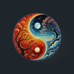 ☯️ Yin Yang Fire Water Balance Mystic Symbol 🔥 1 Inch Round Button<br><div class="desc">Bring symbolic balance and powerful visual energy into your style with this ☯️ Yin Yang Fire Water Balance Mystic Symbol 🔥 design — featuring an intricate yin-yang concept that represents harmony between fire and water elements in a mystical artistic form ⚡🌊. This button (a small pin-style accessory used to decorate...</div>