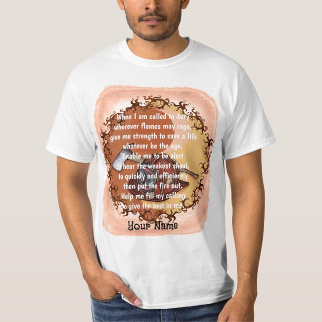 Yin Yang  FireFighter t-shirt (Front)