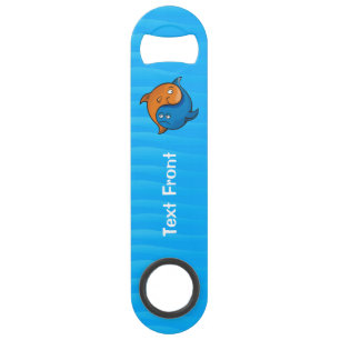 Yin Yang Fish Cartoon Bar Key