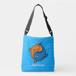 Yin Yang Fish Cartoon Crossbody Bag