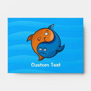 Yin Yang Fish Cartoon Envelope