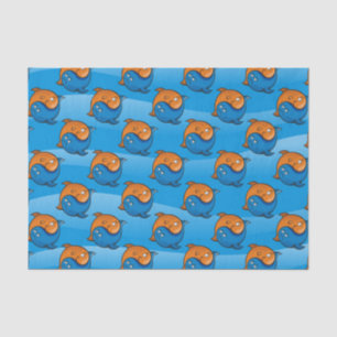 Yin Yang Fish Cartoon Tissue Paper
