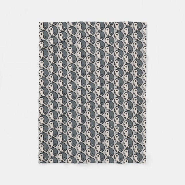 yin-yang fleece blanket (Front)