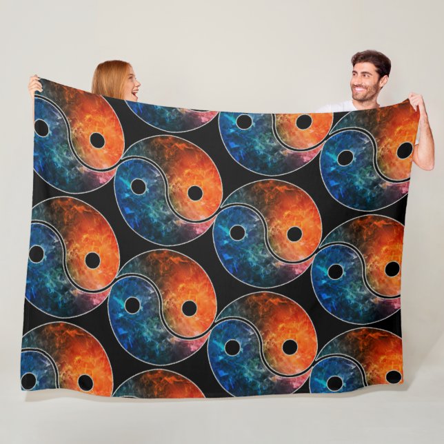 Yin Yang ☯ Fleece Blanket (In Situ)