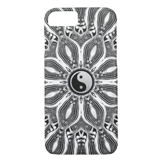 Yin Yang Flower of Life iPhone 7 Case (Back)