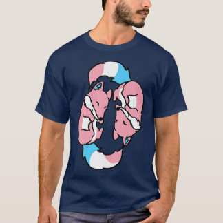 Yin Yang Foes Trans Pride Premium  T-Shirt