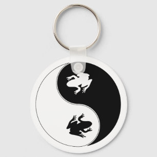 Yin Yang Frog Keychain
