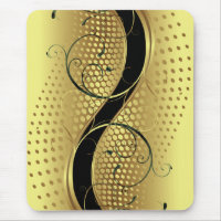 Yin Yang-Gold Swirls