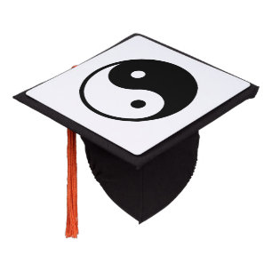 Yin Yang Graduation Cap Topper