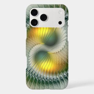 Yin Yang Green Yellow Abstract Colourful Fractal
