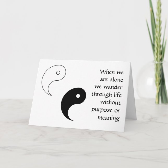 YIN YANG GREETING CARD DESIGN (Front)