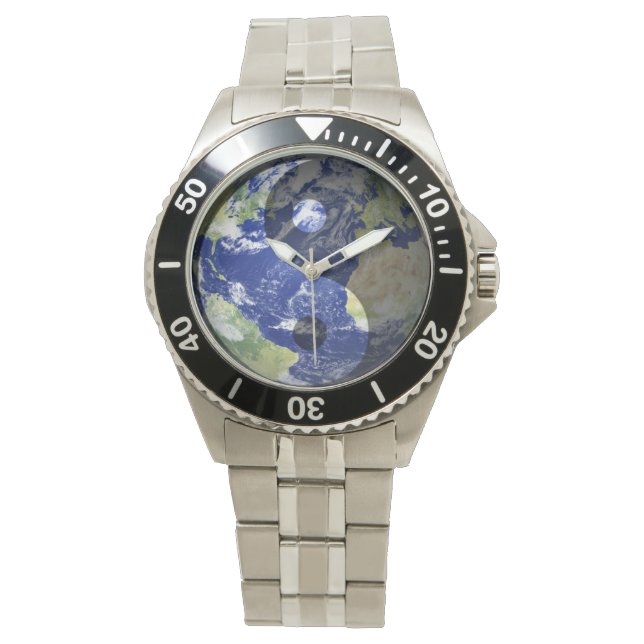 Yin-Yang Harmony Earth Planet Watch (Front)