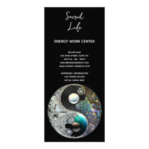 Yin Yang Holistic Healing Rack Card