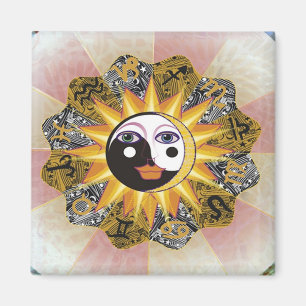 YIN YANG HOROSCOPE MAGNET