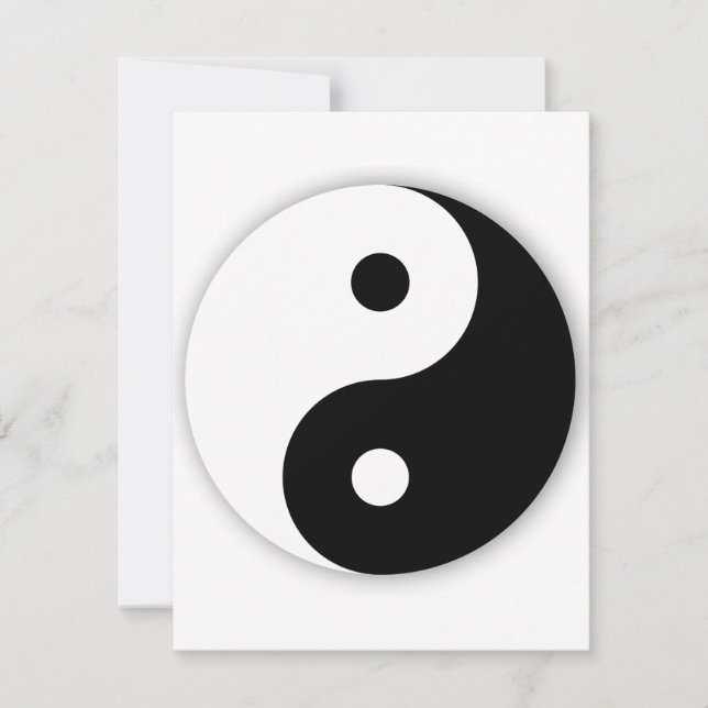 Yin Yang Invitations (Front)