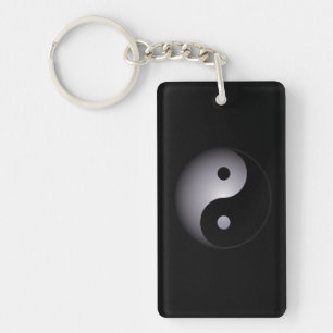 Yin yang keychain