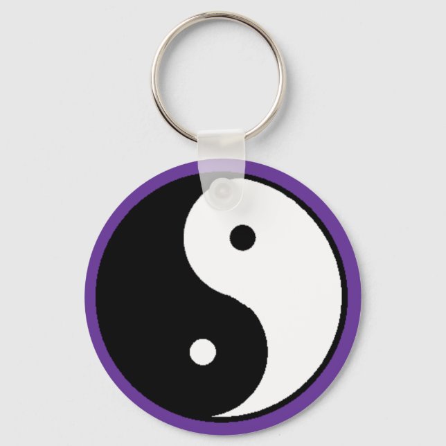 yin yang keychain (Front)