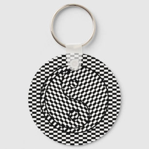 Yin Yang Keychain