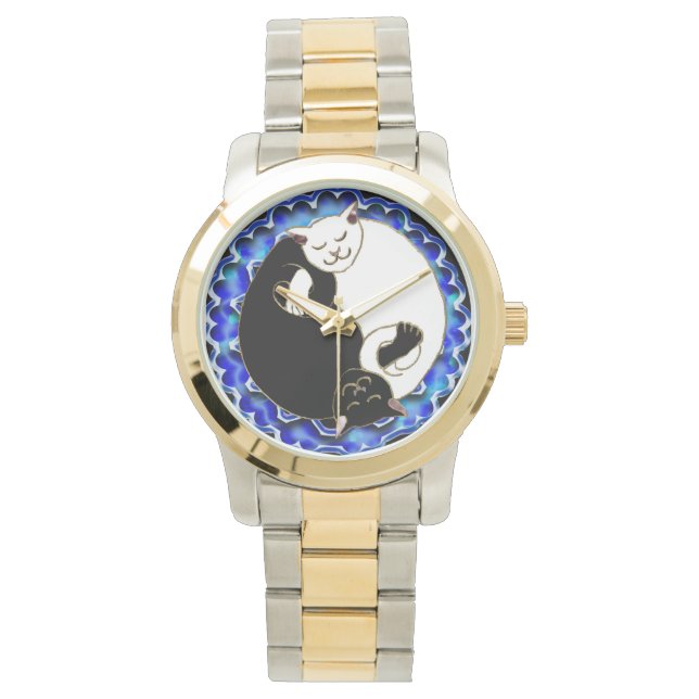 yin yang kittens watch (Front)