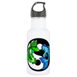 Yin-Yang Koi Design 532 Ml Water Bottle