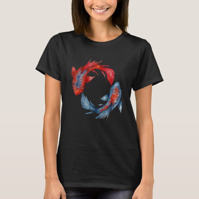 Yin Yang Koi Fish T-Shirt (Front)