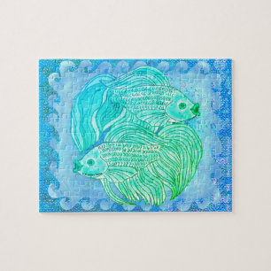 Yin Yang Koi Puzzle de poisson