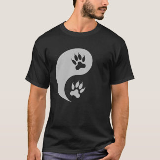 Yin Yang Lion Paw Lion Predatory Cat Africa T-Shirt