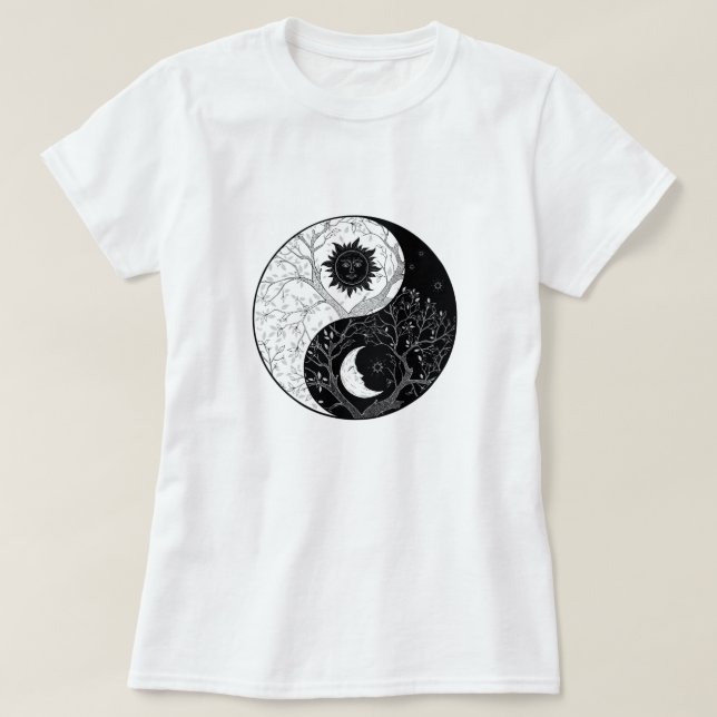 Yin & Yang / Lune & Sun Harmony T-shirt (Design devant)