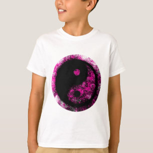 Yin Yang Magenta Black The MUSEUM Zazzle Gifts T-Shirt