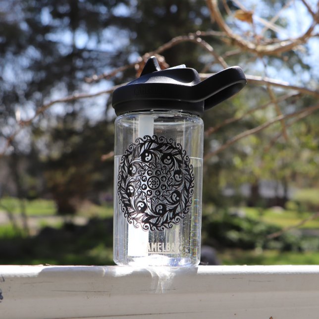 Yin Yang Mandala         Water Bottle (Creator Uploaded)