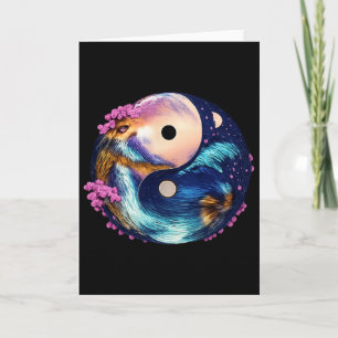 Yin Yang Mandala Zen Harmony Lance Yoga Meditation Card