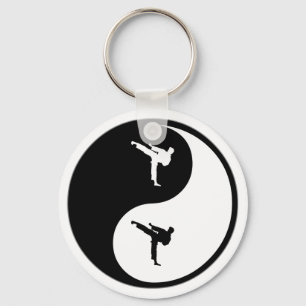 Yin Yang Martial Arts Keychain