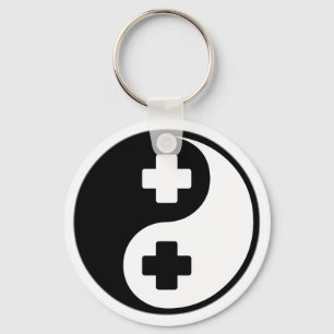 Yin Yang Medical Assisting Keychain