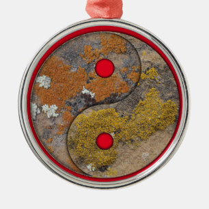 Yin Yang Metal Ornament