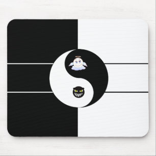 Yin Yang Mouse Pad